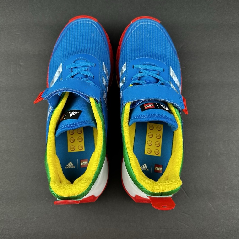 New Adidas Lego X running sport unisex kids size 5.5 lace up tennis shoes - Picture 11 of 11